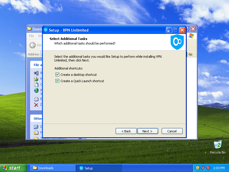 Поднять vpn windows xp